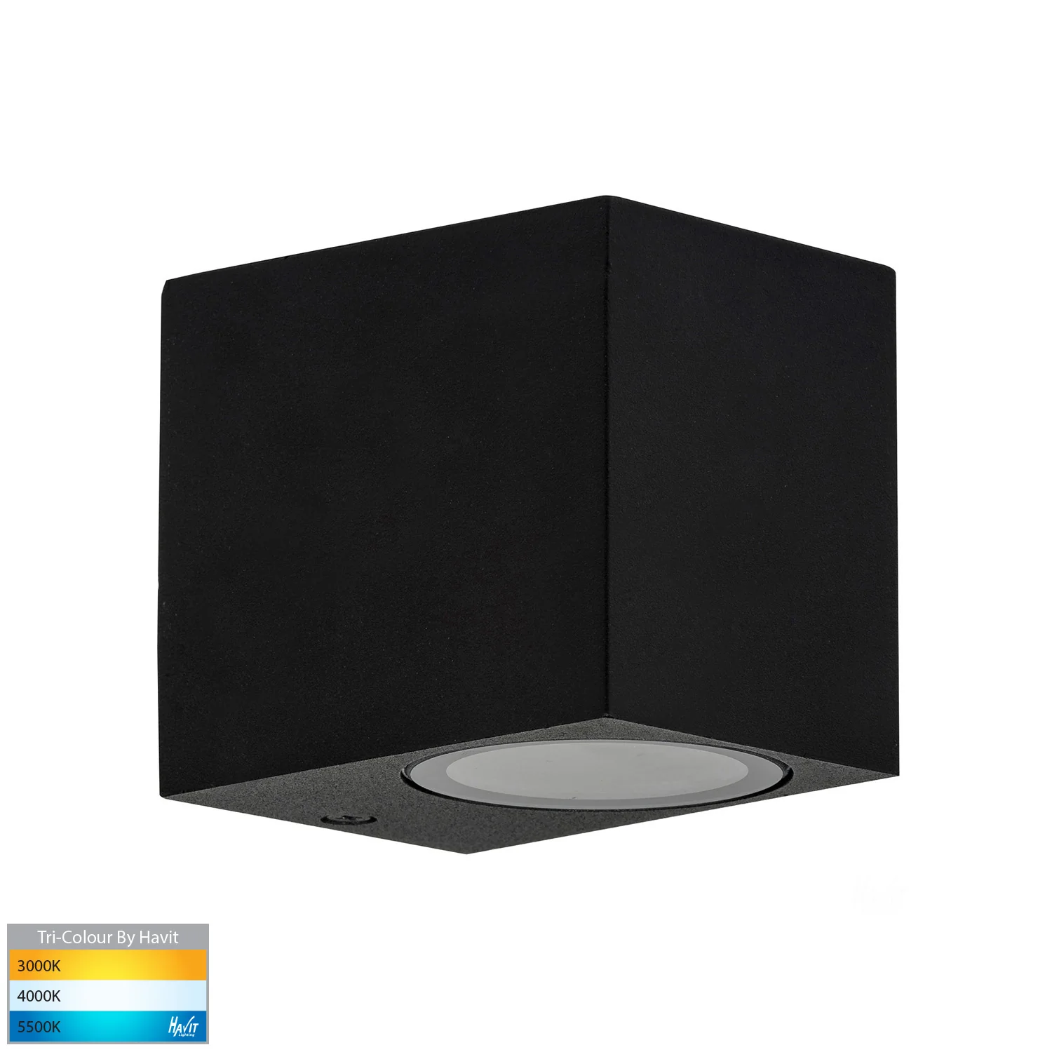 Accord TRI Colour LED Square Fixed Down Wall Light - Image 2