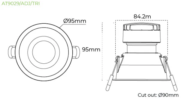 Atom Architectural Adjustable Recessed LED Downlight - Image 3