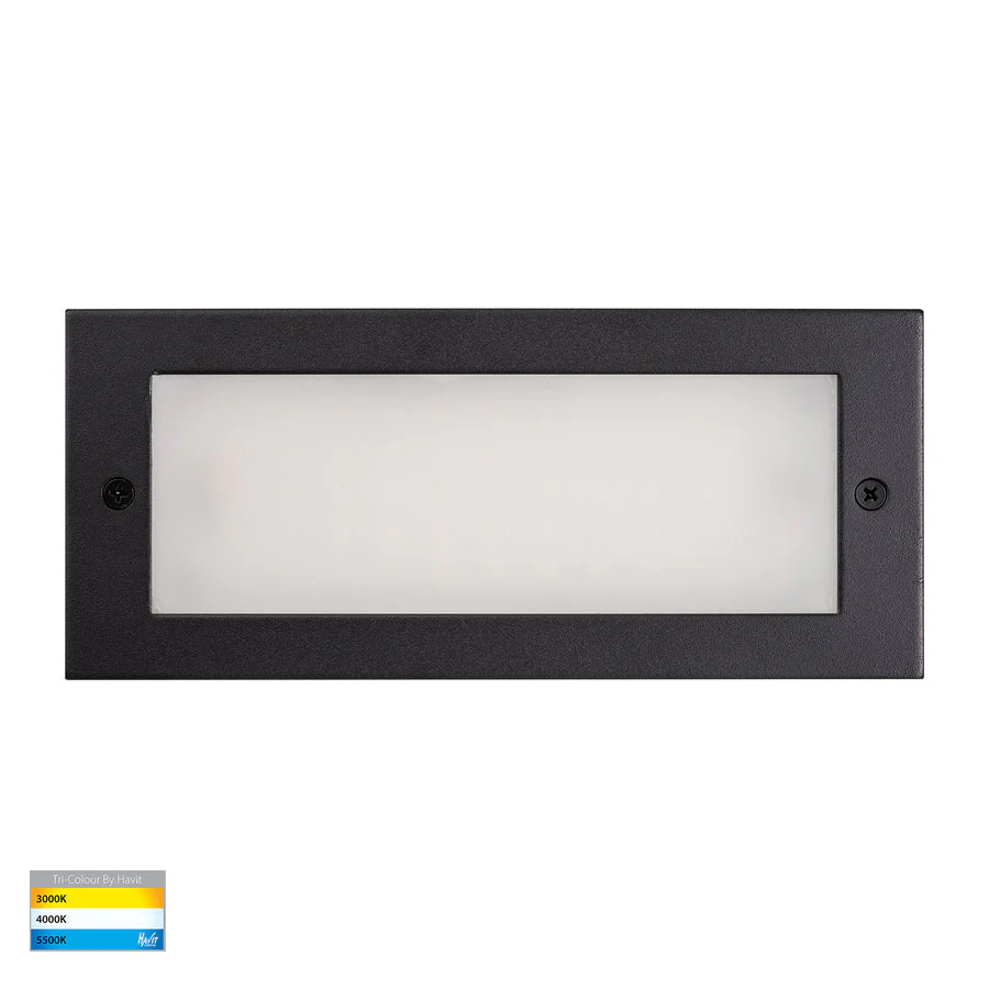 Bata Recessed TRI Colour 10W LED Brick Light With Plain Face - Image 5