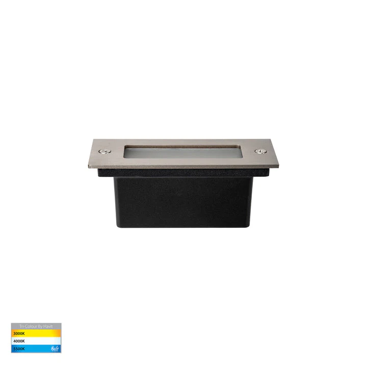Bata Recessed TRI Colour 3W LED Brick Light With Plain Face - Image 5