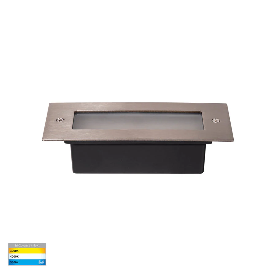Bata Recessed TRI Colour 6W LED Brick Light With Plain Face - Image 4