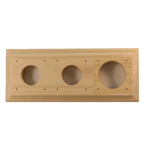 Classic Series Bungalow Oblong Mounting Block For Single Power Outlet And Extra Switch - Image 2