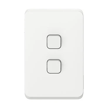 Clipsal Iconic 2 Gang Flush Switch - Image 2