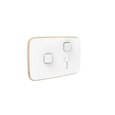 Clipsal Iconic Essence Single Powerpoint With Extra Switch Cover Only - Image 2