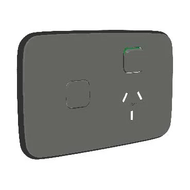 Clipsal Iconic Essence Single Powerpoint With Extra Switch Cover Only - Image 4