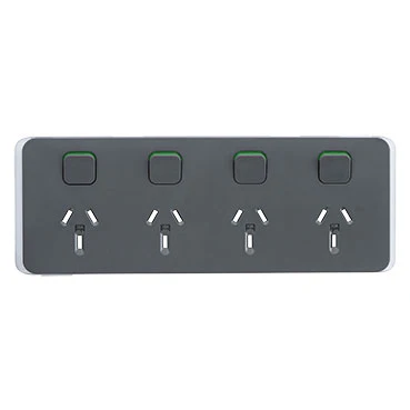 Clipsal Iconic Quad Powerpoint Cover Plate - Image 2