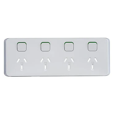 Clipsal Iconic Quad Powerpoint Cover Plate - Image 3