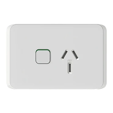 Clipsal Iconic Single Powerpoint Cover Plate 20A - Image 3