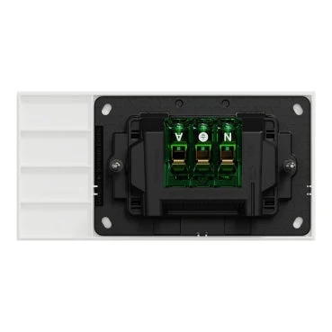 Clipsal Solis Horizontal Double Powerpoint Zen White - Image 5