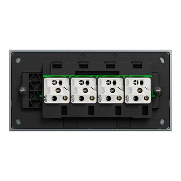 Clipsal Solis T 4 Gang Toggle Switch Platinum - Image 2