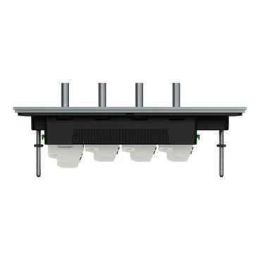 Clipsal Solis T 4 Gang Toggle Switch Platinum - Image 3