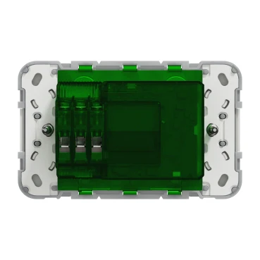 Clipsal Wiser Connected Socket, Iconic, Zigbee Default Mode, Twin Horizontal - Image 3