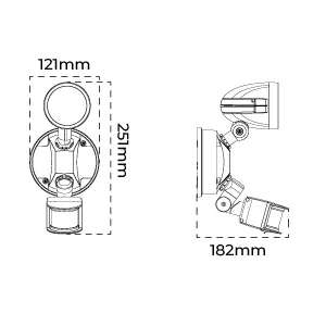Condor Single LED Security Spot Light With Sensor - Image 3