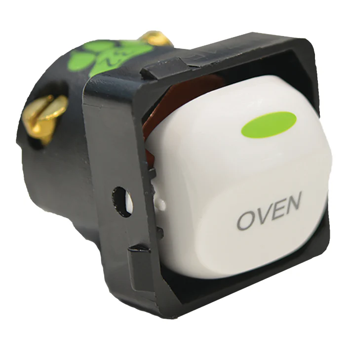 Trader Cat's Eye Labelled Switch Mechanism 32A 250V Marked Oven