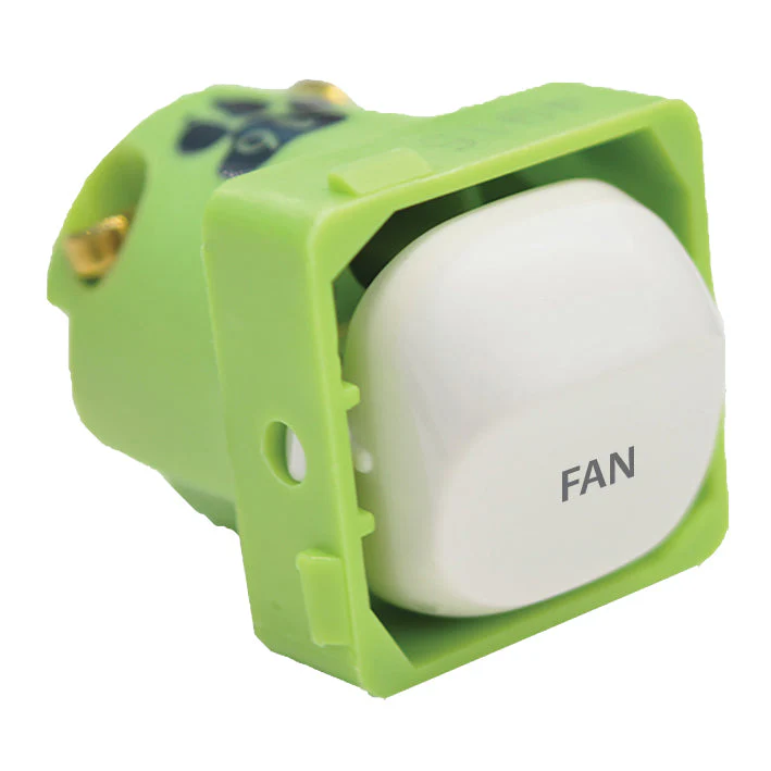 Trader Cat's Eye Labelled Switch Mechanism - Fan, Heat & Light