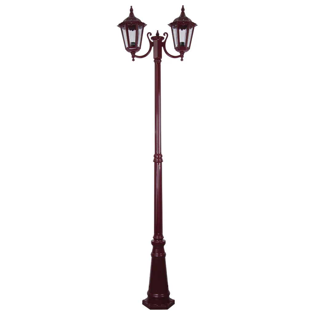 Domus Chester - Twin Curved Arm Head Tall Traditional Post - Image 4