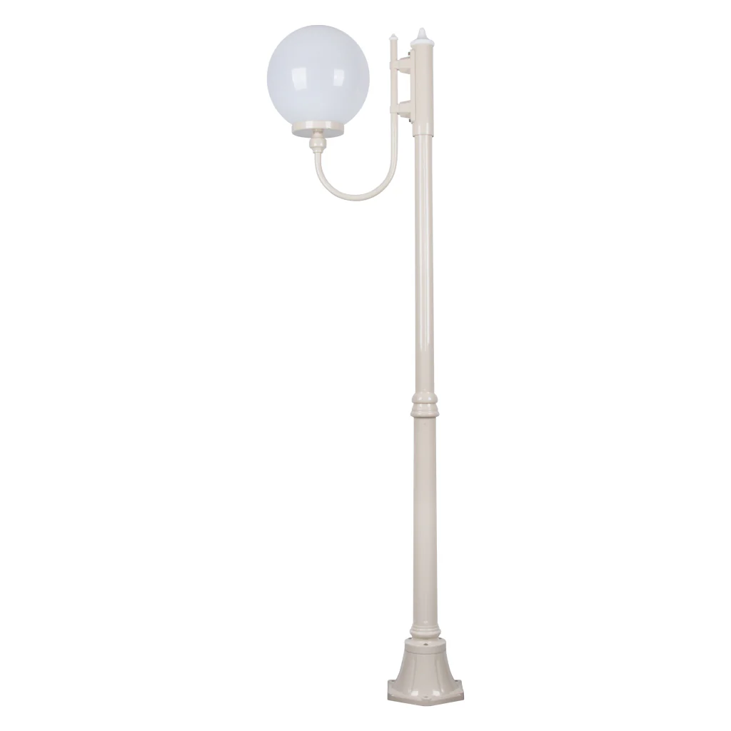 Domus Lisbon - 30cm Sphere Single Head Medium Traditional Post