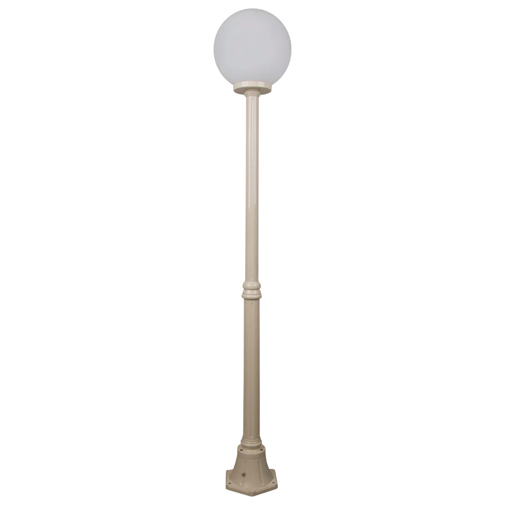 Domus Siena - 30cm Single Sphere Medium Traditional Post