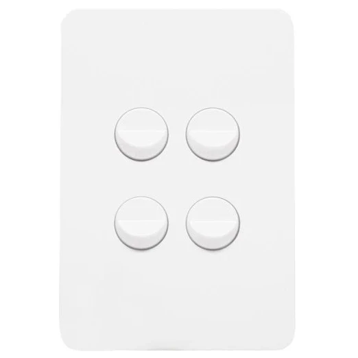 Hager Allure Complete Switch - 4 Gang