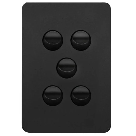 Hager Allure Complete Switch - 5 Gang - Image 3