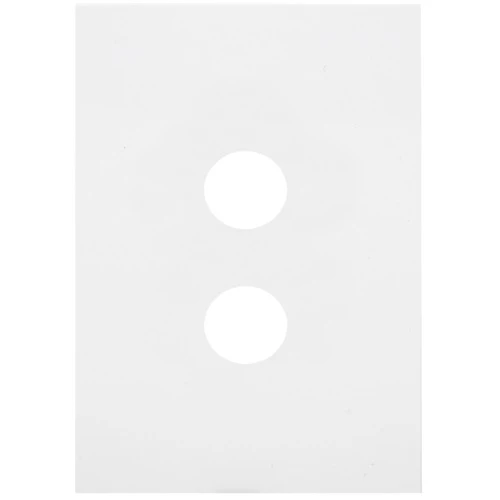 Hager Finesse 2 Gang Cover Plate Only - Image 2