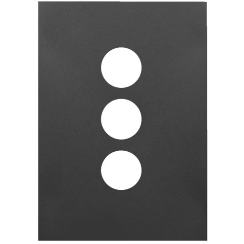 Hager Finesse 3 Gang Cover Plate Only - Image 3