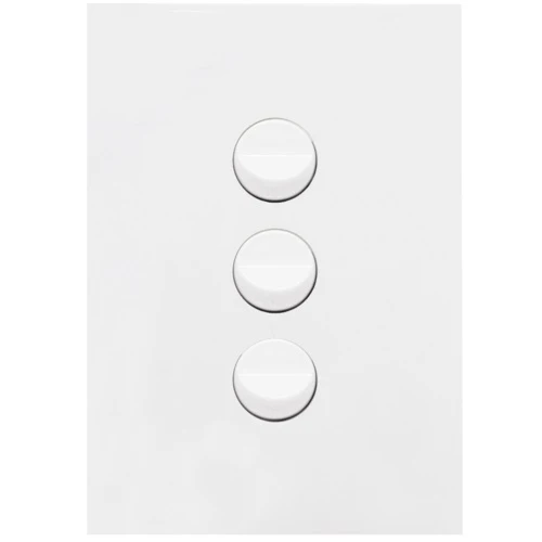 Hager Finesse Complete Switch - 3 Gang