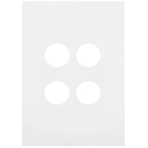 Hager Finesse 4 Gang Grid & Plate Only - Image 2