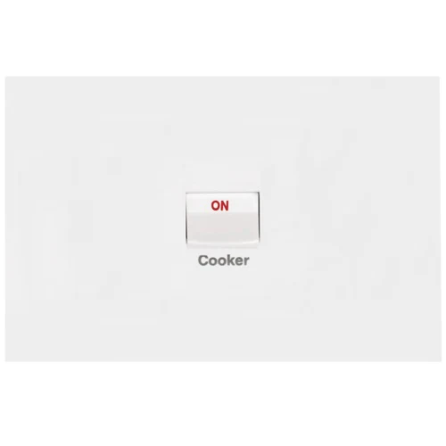 Hager Finesse Single Oven/Cooker Switch Horizontal
