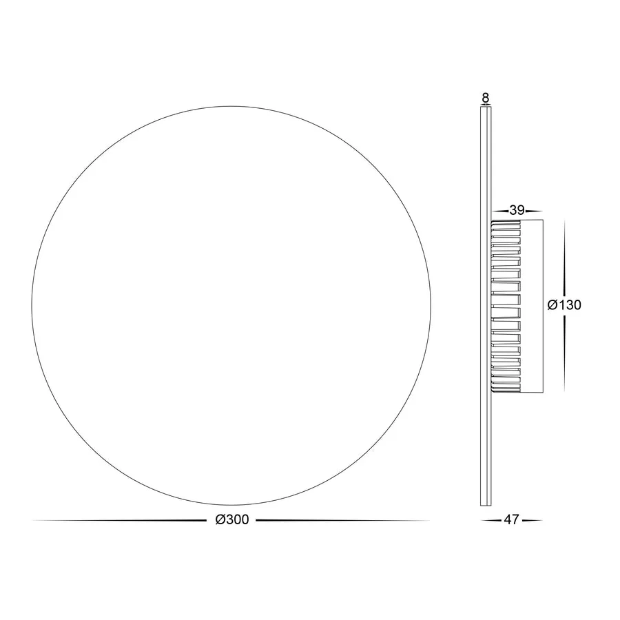 Havit Halo LED Wall Light 24w 300mm RGBW Colour Changing - Image 2