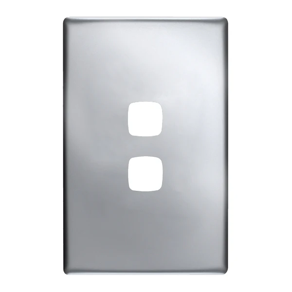 HPM Linea 2 Gang Switch - Cover Plate Only, Variety of Finishes - Image 10