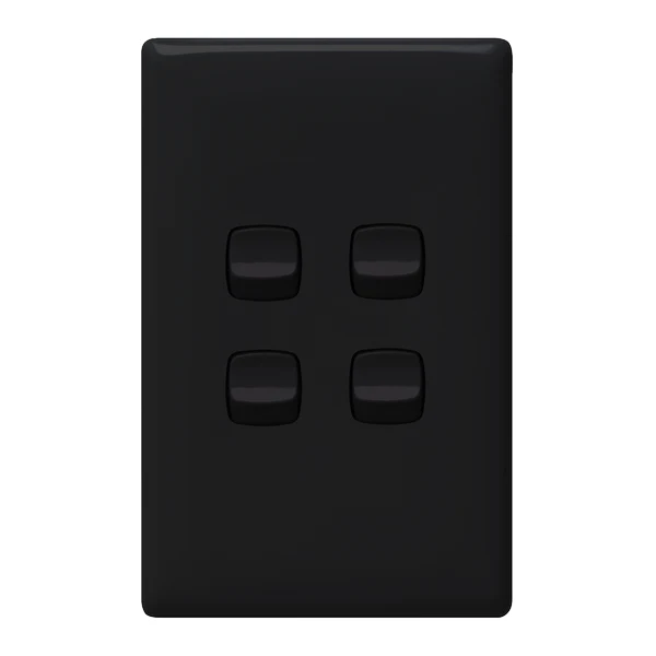 HPM Linea 4 Gang Flush Switch - Image 2