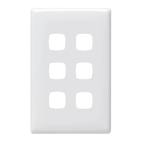 HPM Linea 6 Gang Grid And Plate Assembly - Image 2