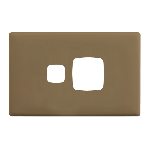 HPM Linea Single Switch Socket - Cover Plate Only, Variety of Finishes - Image 7