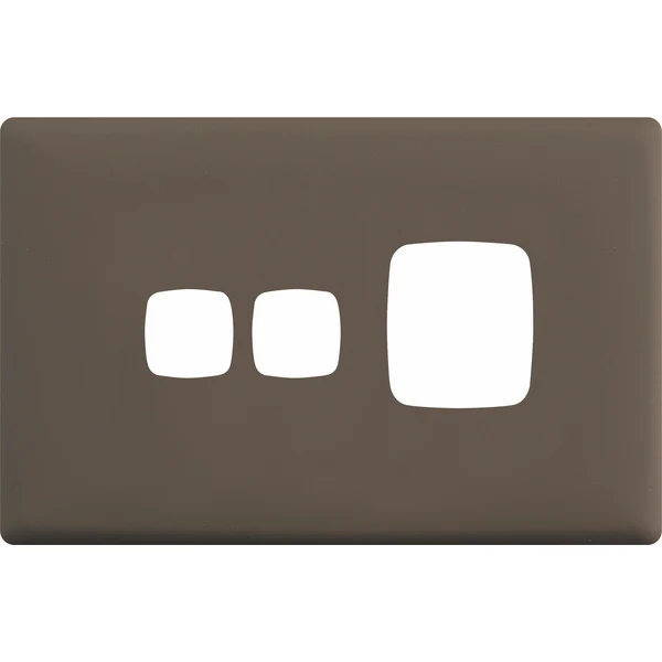 HPM Linea Single Switch Socket With Extra Switch - Cover Plate Only, Variety of Finishes - Image 5