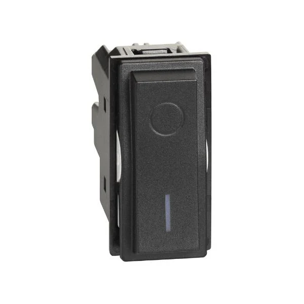HPM Living Now 1M 2 Pole Lightable Switch