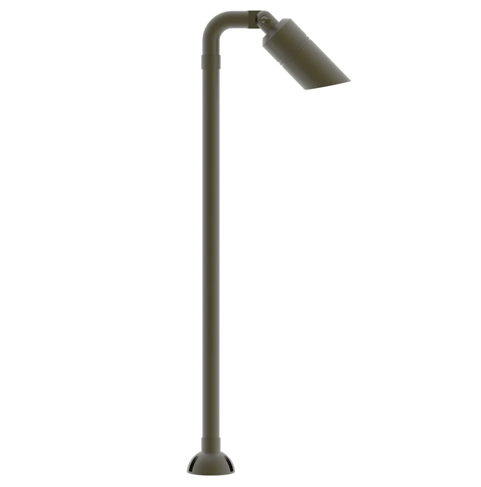 Aqualux Hydra Curved Head Tall Surface Mount Pathway Light - Image 2