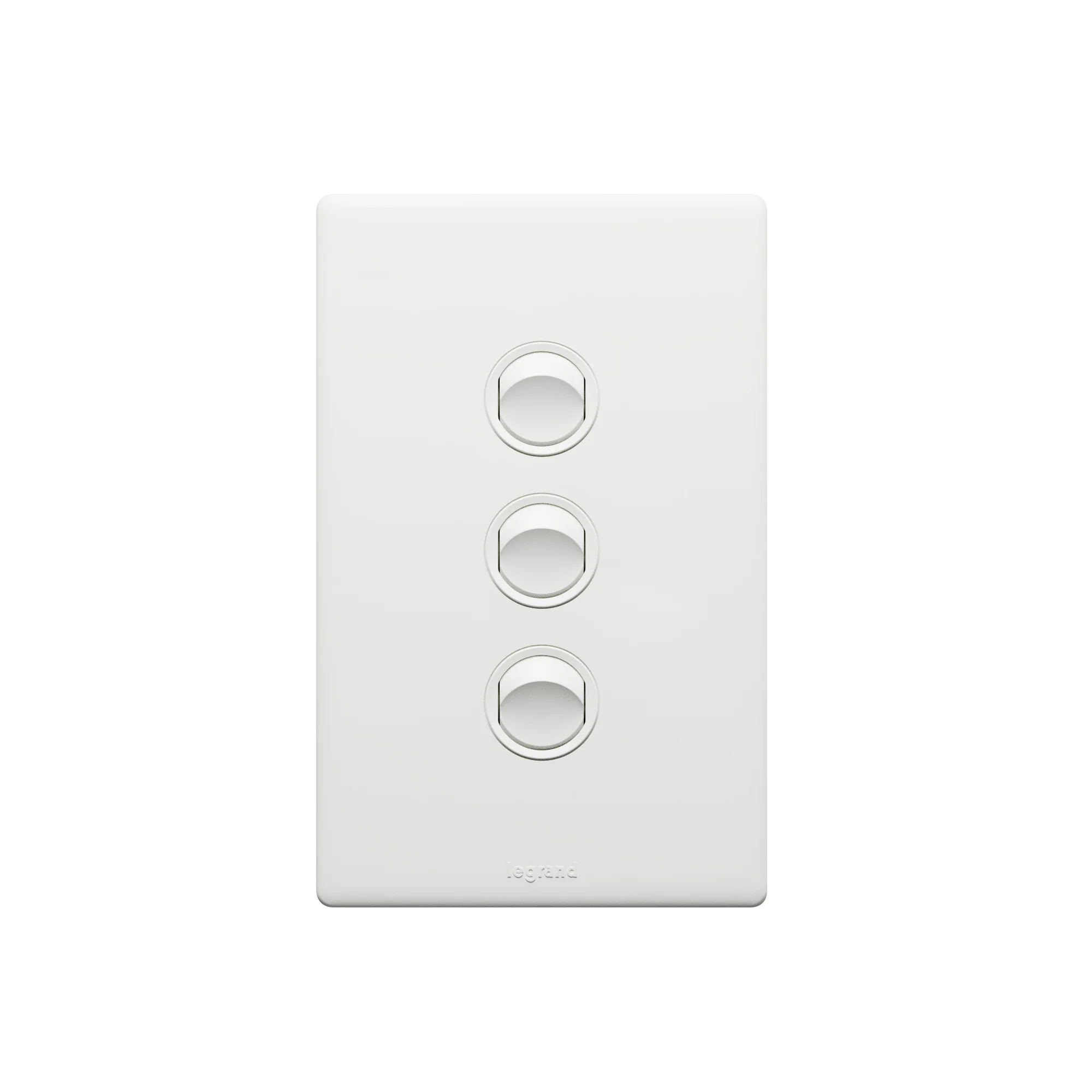 Legrand Excel Life Dedicated Plate 3 Gang Switch, Available in 5 Colours - Image 4