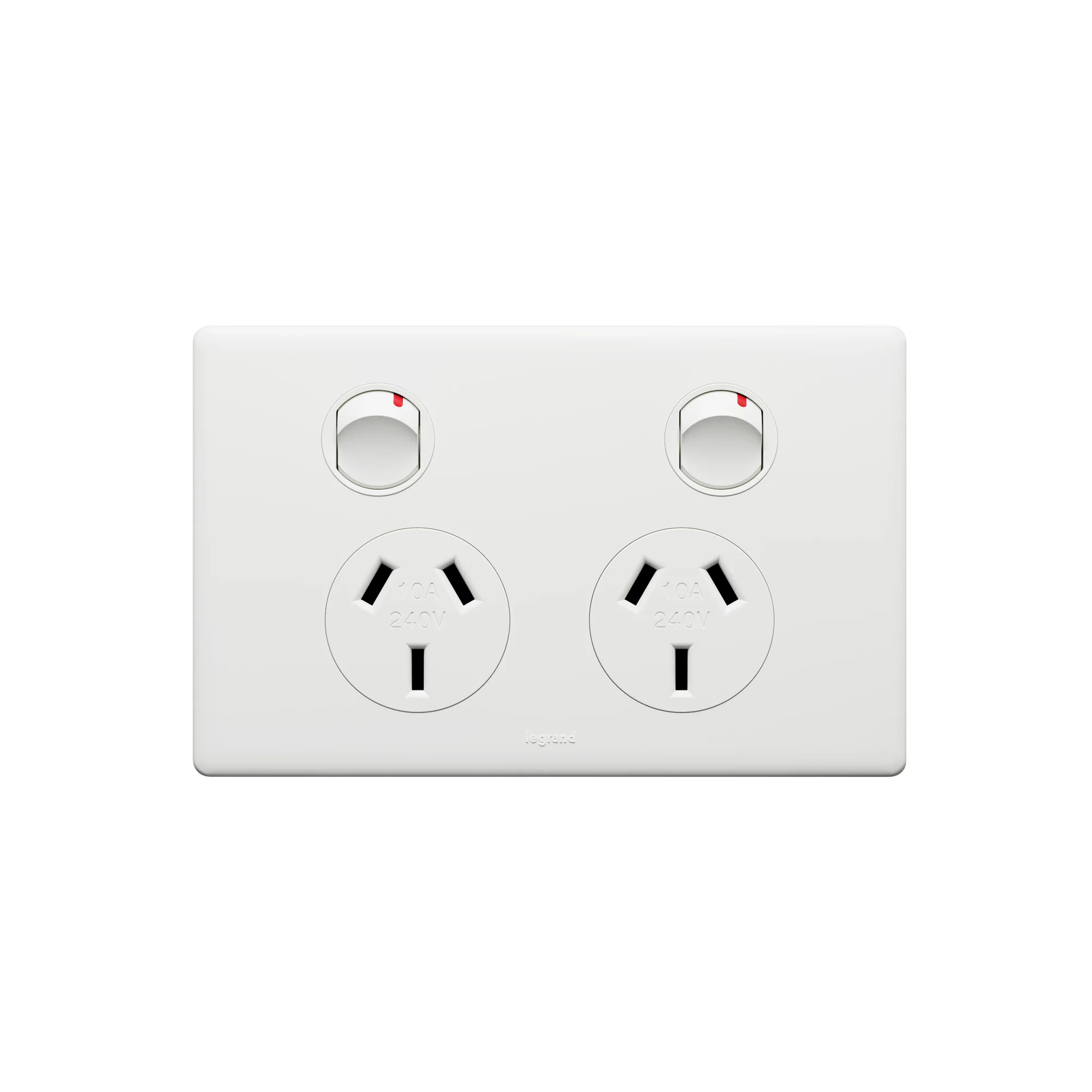 Legrand Excel Life Double Power Point Outlet, Available in 5 Colours - Image 4