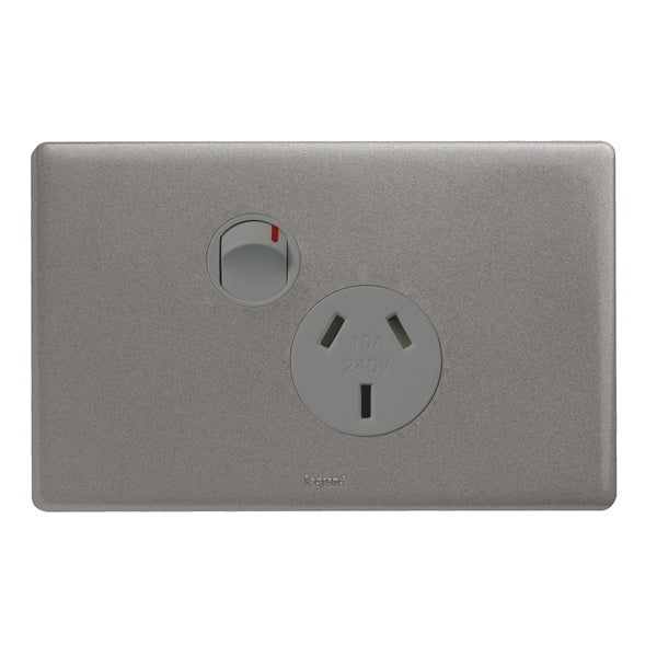 Legrand Excel Life Single Power Point Outlet, Available in 5 Colours - Image 3