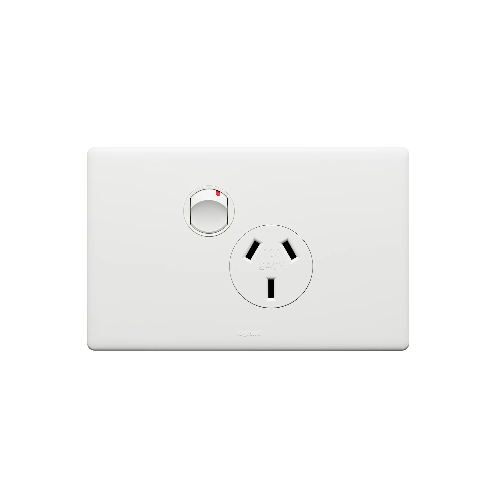 Legrand Excel Life Single Power Point Outlet, Available in 5 Colours - Image 4