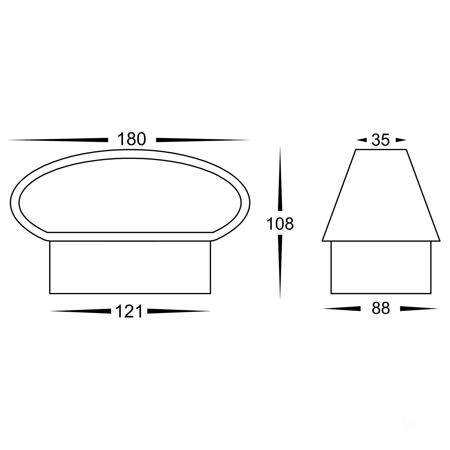 Luxe TRI Colour LED Up & Down Wall Light - Image 9