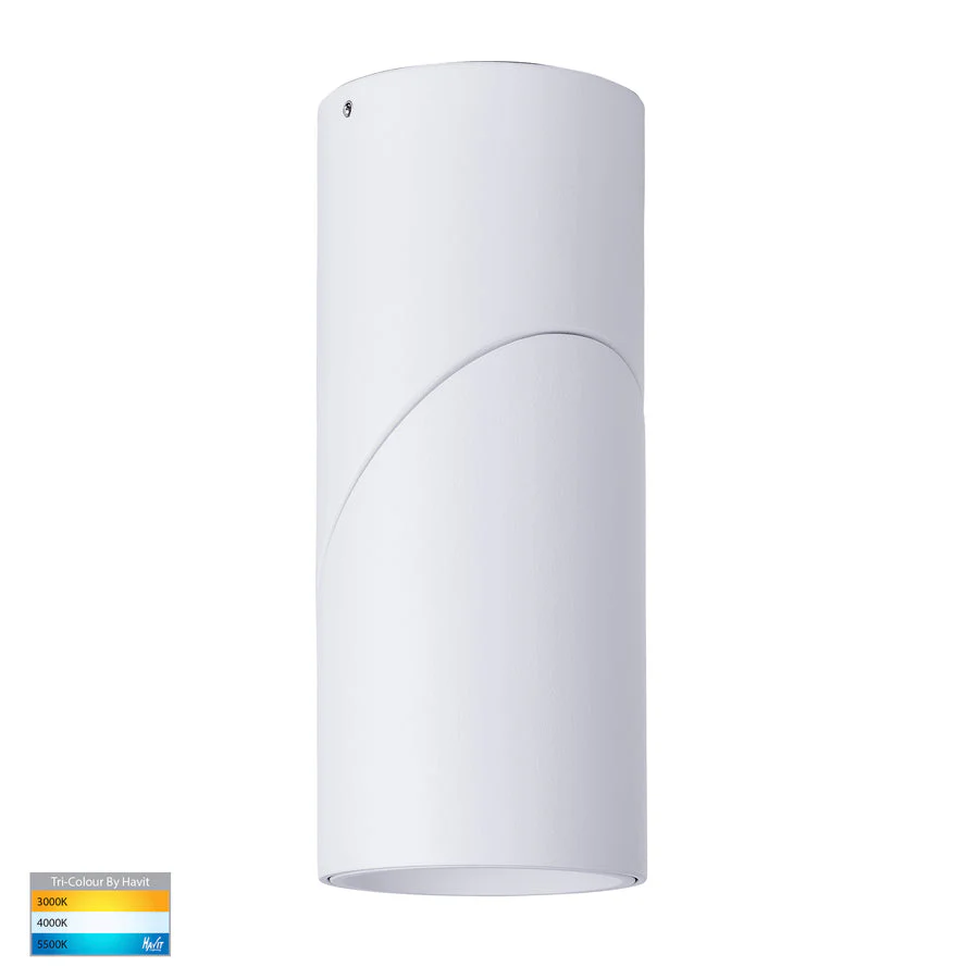 Nella 12w TRI Colour LED Surface Mounted Rotatable Round Downlight - Image 8