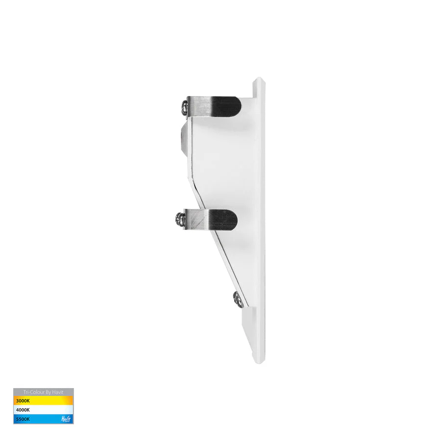 Paso Recessed TRI Colour LED Step or Wall Light 110mm - Image 2