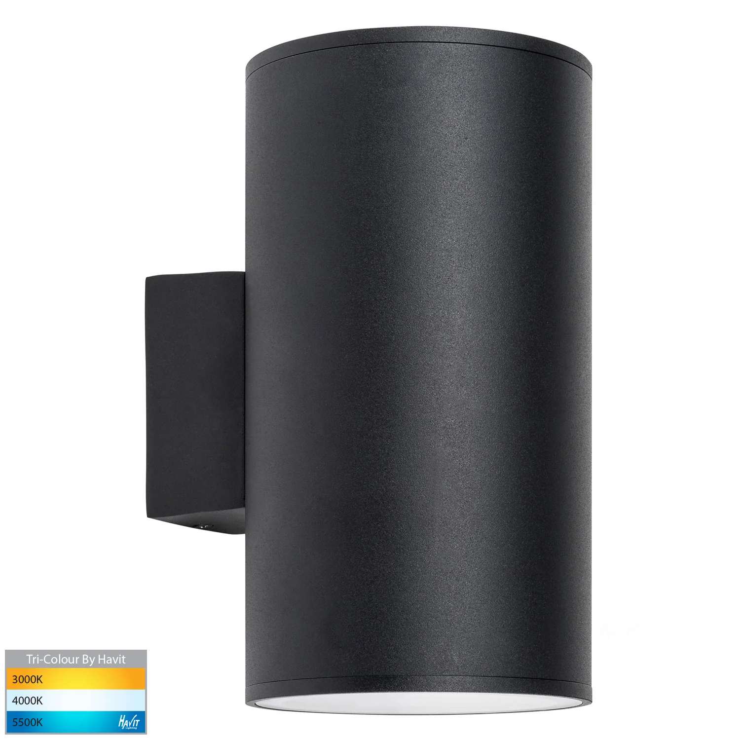 Porter TRI Colour LED Large Round Up & Down Wall Light - Image 2