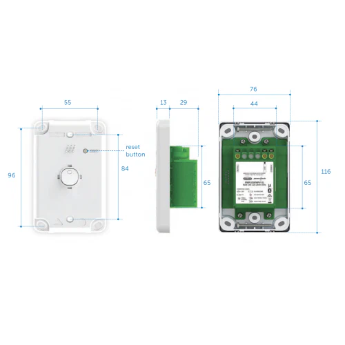 Powermesh 1 Button Multi Purpose Switch Vertical 5AX - Image 3