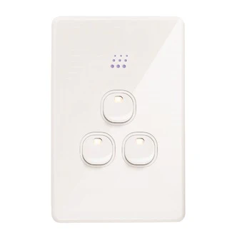 Powermesh 3 Button Multi Purpose Switch Vertical 5AX