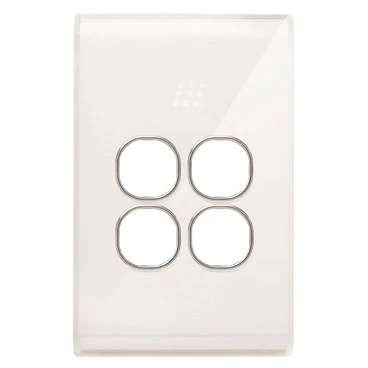 Powermesh 4 Button Switch Cover (To Suit 4 Button Multi Purpose Switches) - Image 4