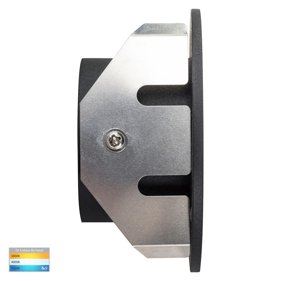 Reces Round TRI Colour Recessed LED Step Light - Image 2