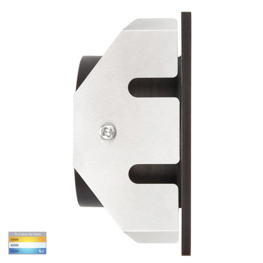 Reces Square TRI Colour Recessed LED Step Light - Image 11